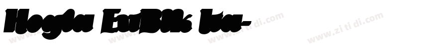 Hogia ExtBlk Ita字体转换